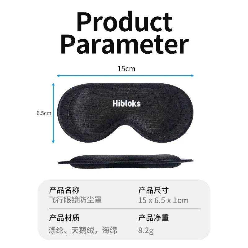 Hibloks DJI Goggles N3 Eye Mask Cover - Dustproof Sponge Face Pad Lens Protector for DJI Neo & Avata 2 Anti-Scratch Accessories