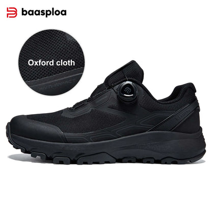 Baasploa Men’s Hiking Shoes – Breathable Outdoor Climbing & Walking Sneakers, Non-Slip & Durable