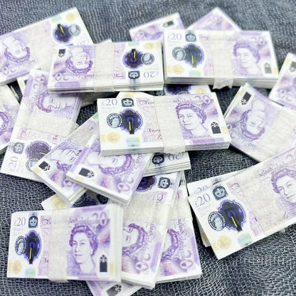 5PCS Mini Dollar & Euro Fake Money Banknotes – Miniature Props for Kids Dollhouse & Decoration
