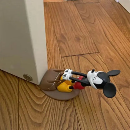 Kawaii Disney Doorstops — Mickey, Donald Duck & Woody Cute Windproof Anti-Collision Door Stop for Home & Office, Gift Decor Toys