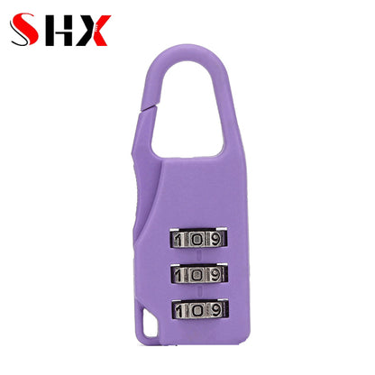 Mini Plastic Combination Lock – Dial Digits Code Password Padlock, Travel & Luggage Security, Gym Safety Lock