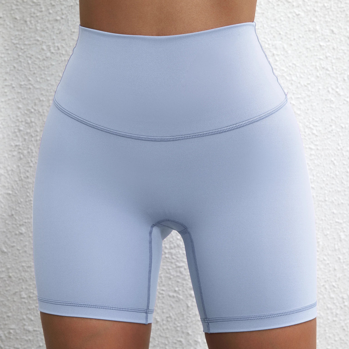 Women’s Solid Color Yoga Shorts – Compression Sport Leggings, Sweat-Wicking Training & Cycling Shorts with Pocket
