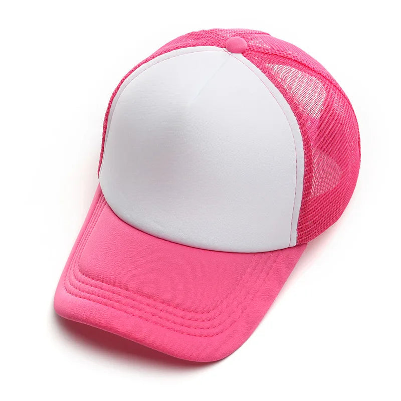 Personalized Logo Trucker Hats - Custom Foam Mesh Baseball Caps for Men & Women, Snapback Sun Hats