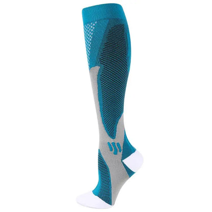 S-XXL Compression Socks - Medical Support Stockings for Nurses, Doctors, Golf, Sports & Varicose Vein Relief
