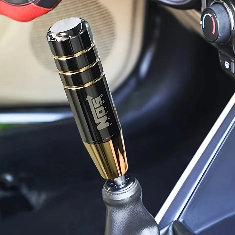 5.12-Inch Aluminum Alloy JDM-Style Shift Knob - Ergonomic Manual & Automatic Car Gear Shifter