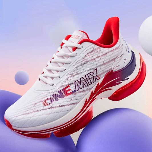 ONEMIX Women's Air Cushion Running Shoes - Lightweight Breathable Mesh Sneakers for Outdoor & Fitness