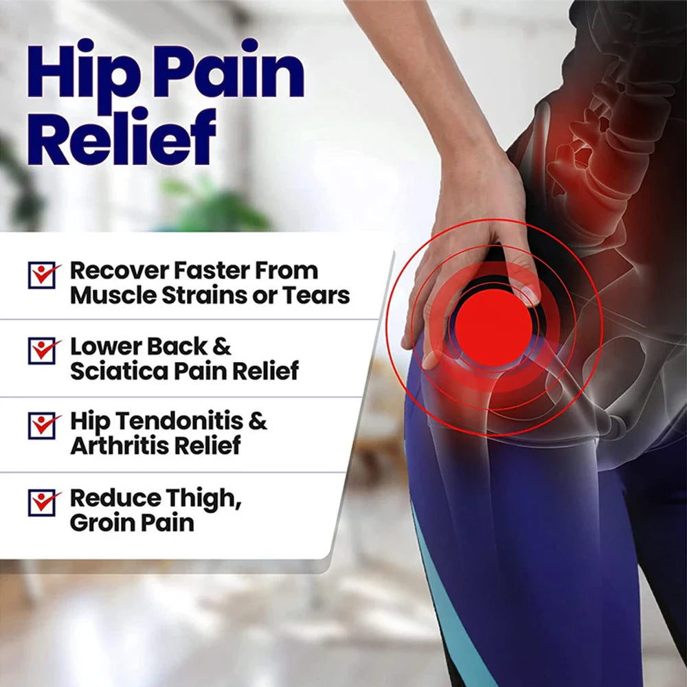 Tcare Sciatica Nerve Pain Relief Brace – Thigh Compression Wrap for Hip Joints, Arthritis & Groin Support