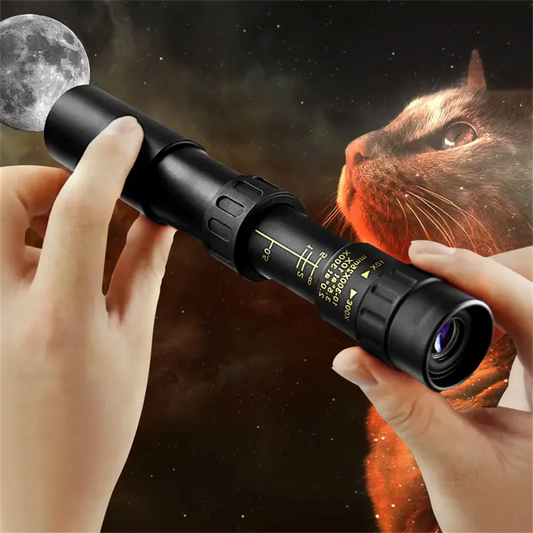 Professional HD 10–300x Zoom Monocular Telescope – Long Range Portable Scope for Outdoor Adventures & Wildlife Viewing