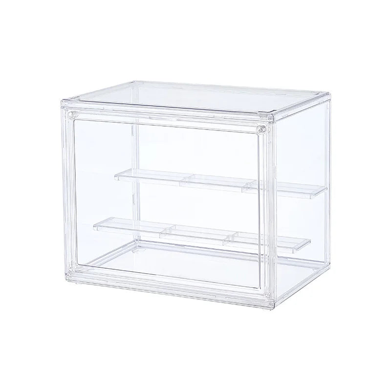 Three-Layer Acrylic Display Rack — Transparent Ladder Organizer for Anime Figures, Car Models, Blind Boxes & Jewelry Sorting