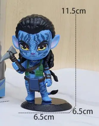 Avatar 2 Neytiri & Jake Sully PVC Figure Toys - 12cm Collectible Model