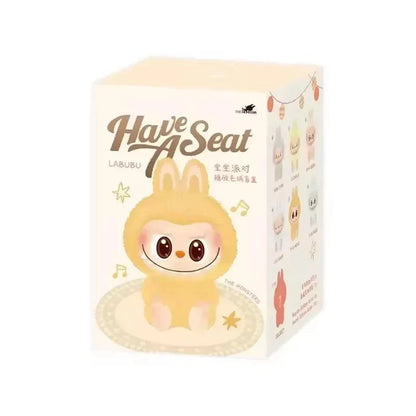 1:1 High-Quality Macaron 2nd The Monsters Labubu Vinyl Plush Blind Box - Sitting Party Doll, Decorative Surprise Gift