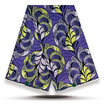 High Quality African Wax Print Fabric - 100% Cotton Soft Ankara Real Wax Fashion Material