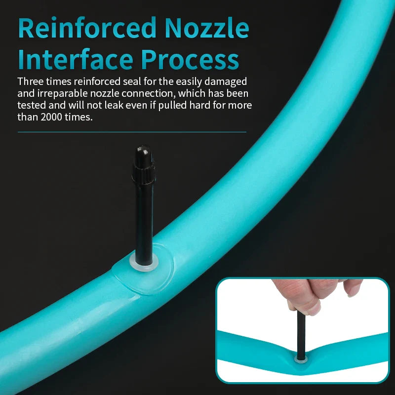 GUSTAVO Ultralight TPU Road Bike Inner Tube – 700x18-28C with 45/65/85mm Valve, 24g