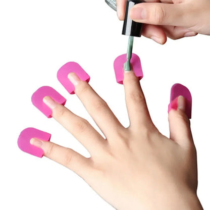 26pcs/set G Curve Shape Varnish Shield Nail Protector - Finger Cover Spill-Proof French Stickers, Manicure Nail Art Tools
