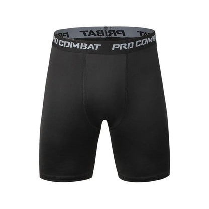 Men’s Compression Leggings — Quick-Dry Basketball, Running & Training Quarter-Length Sports Fitness Pants