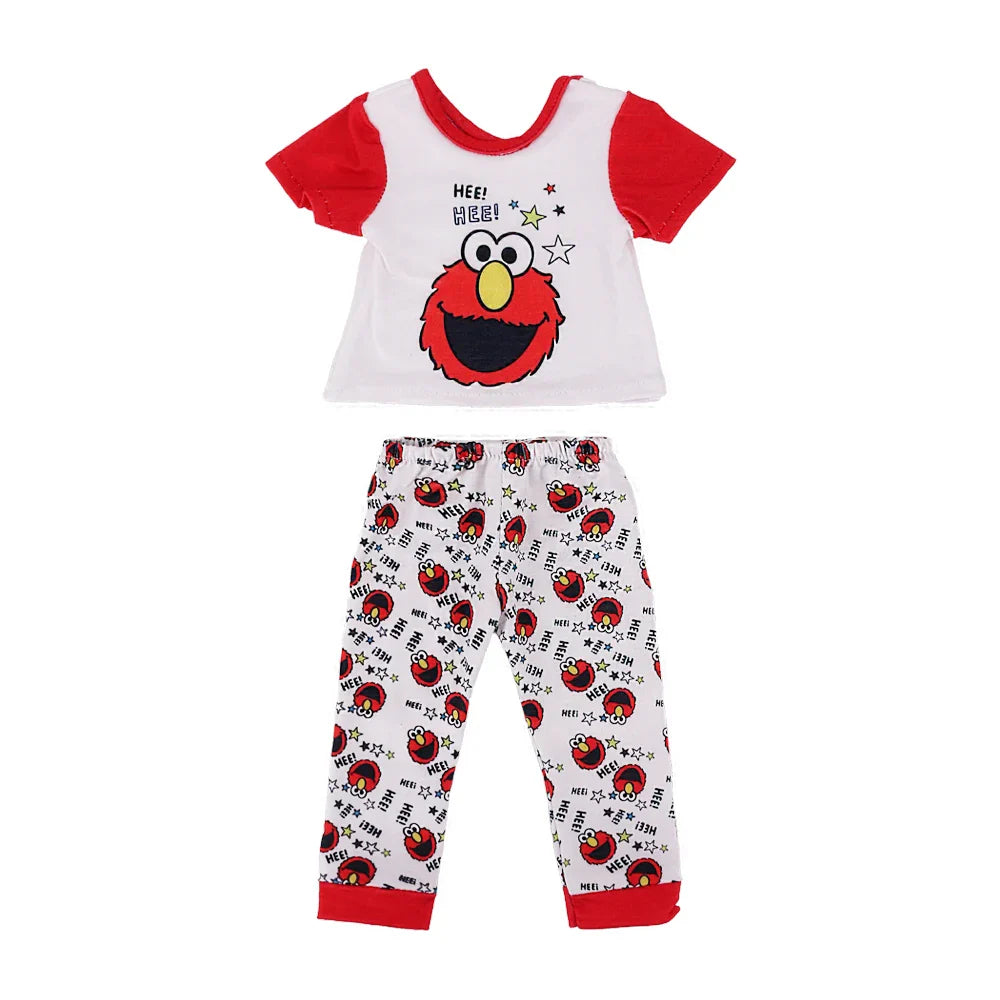 Doll Clothes Multi-Style Daily Set – Pajamas & Home Wear for 43cm Born Baby Dolls & 18-Inch American Dolls, Our Generation Toy Gift