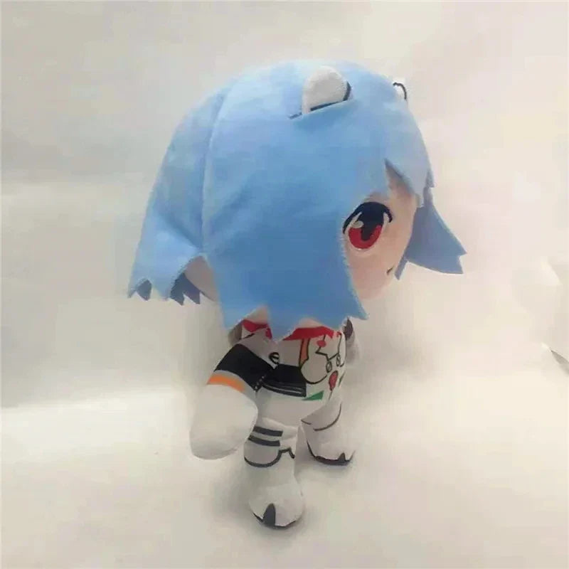 20cm Ayanami Rei Plush Toy – Kawaii Evangelion Anime Doll, Soft EVA Stuffed Plush for Room Decor & Gifts
