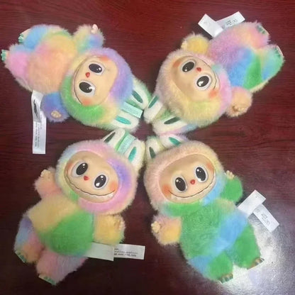Labob-V4 Blind Box Plush Keychain — Cute Collectible Mystery Monster Figure, Macaron Surprise Anime Toy