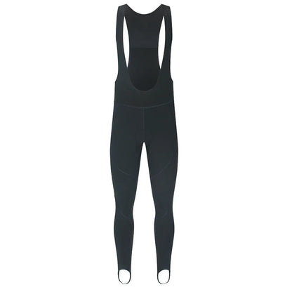 YKYWBIKE Men's Thermal Fleece Cycling Bib Tights – Warm Road Bike Pants for 5-15°C Riding