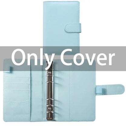 A6 PU Leather Budget Binder Set – Cash Envelopes System, Pockets, Money Organizer, Bill Saving Accessories