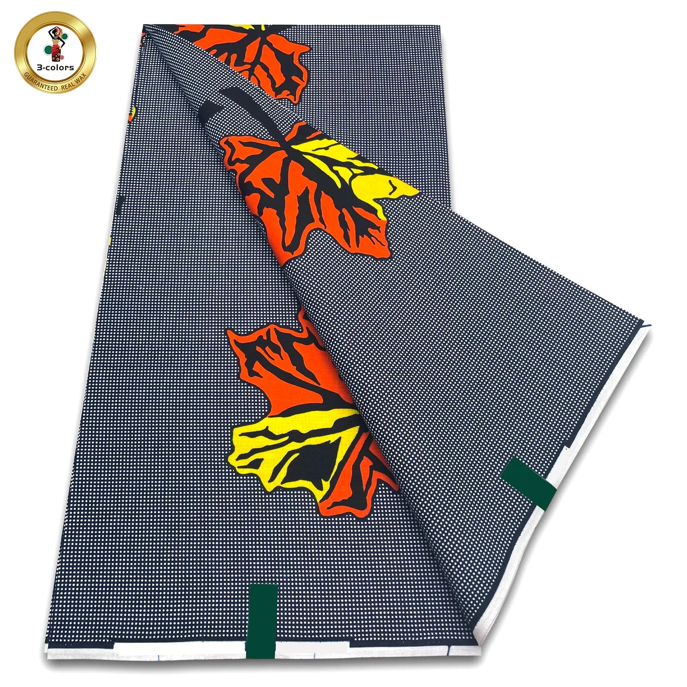 African Real Wax Print Fabric - 100% Cotton Soft Ankara Pagne Material for Dresses