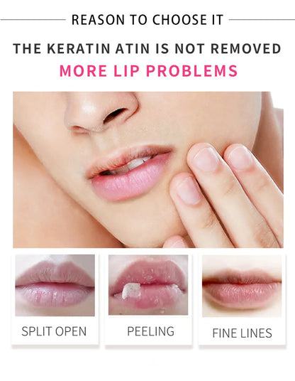 5PCS Crystal Collagen Lip Masks – Moisturizing & Plumping Pink Lip Patches for Nourishing Skincare