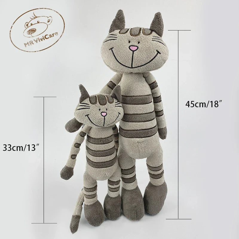 MR ViviCare Cat Plush Toy – Small Soft Stuffed Animal for Kids, Cute Simulation Plush, Birthday Gift & Photo Prop for Girls