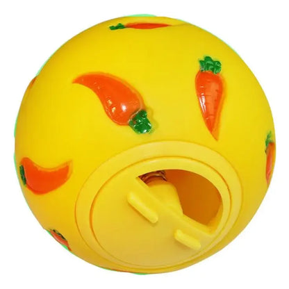 Rabbit Treat Ball Slow Feeder Toy – Bite-Resistant Interactive Snack Dispenser for Rabbits, Ferrets, Cats & Hamsters