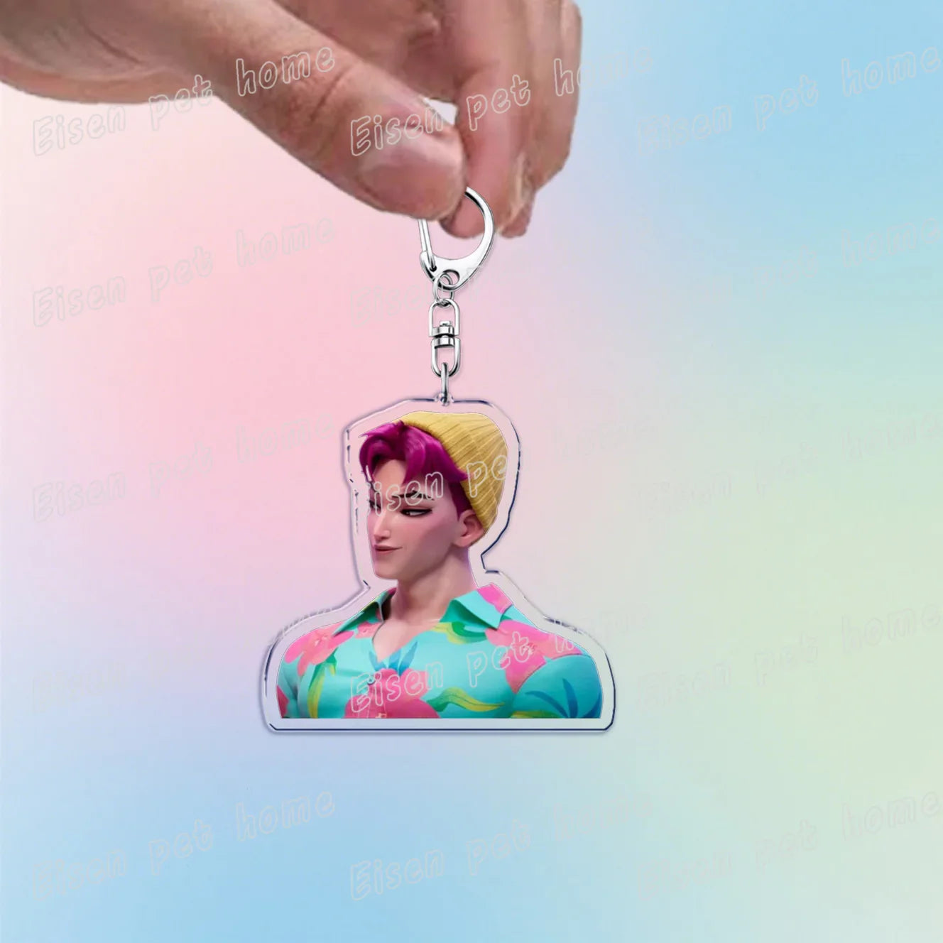 Kpop Demon Hunters Huntrix Saja Boys Keychain Bag Charm Rumi Zoey Jinu Ramen Keyring Fans Gift