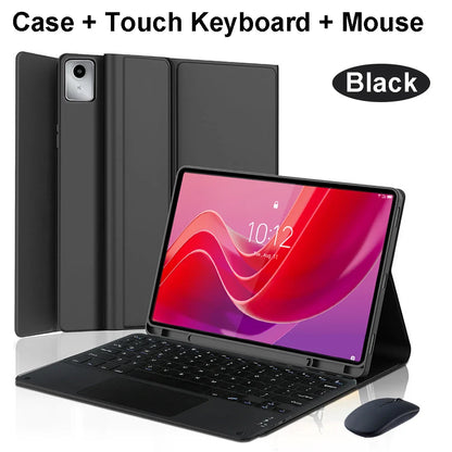 Lenovo Tab M11 11" Case with Bluetooth Keyboard – Smart Stand Cover for Xiaoxin Pad 2024/2025
