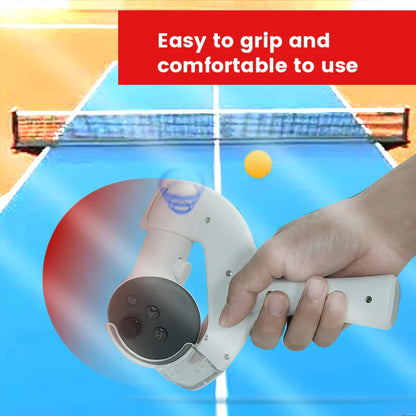VR Table Tennis Adapter for Meta Quest 3/3S – Controller Handle Accessory with Rackets for VR Gaming