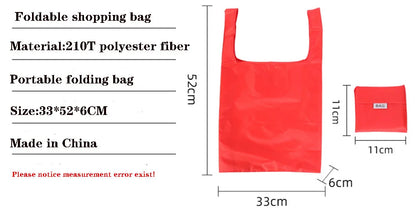Eco-Friendly Reusable Shopping Bag — Foldable Shoulder Grocery & Market Tote for Supermarket and Everyday Use
