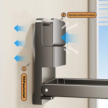 Detachable Towel Rack — Space-Saving, Compact, Moisture-Resistant Design with Easy Damage-Free Installation