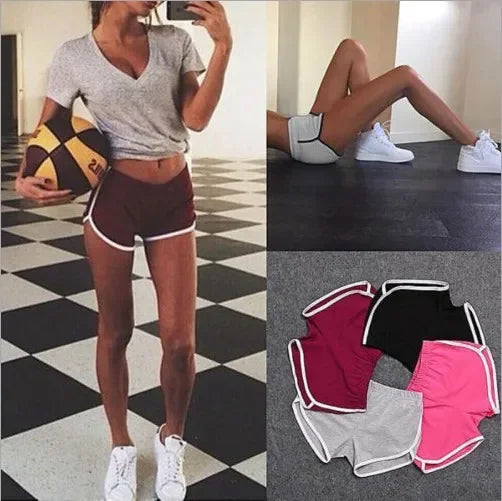 Women’s Sports & Fitness Shorts – Casual Gym, Yoga, Running, Cycling Hot Pants