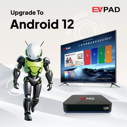 [Genuine] Evpad 11P 2025 Android TV Box – 4G/64G Set Top Box, Popular in Korea, Japan, USA, Singapore & More