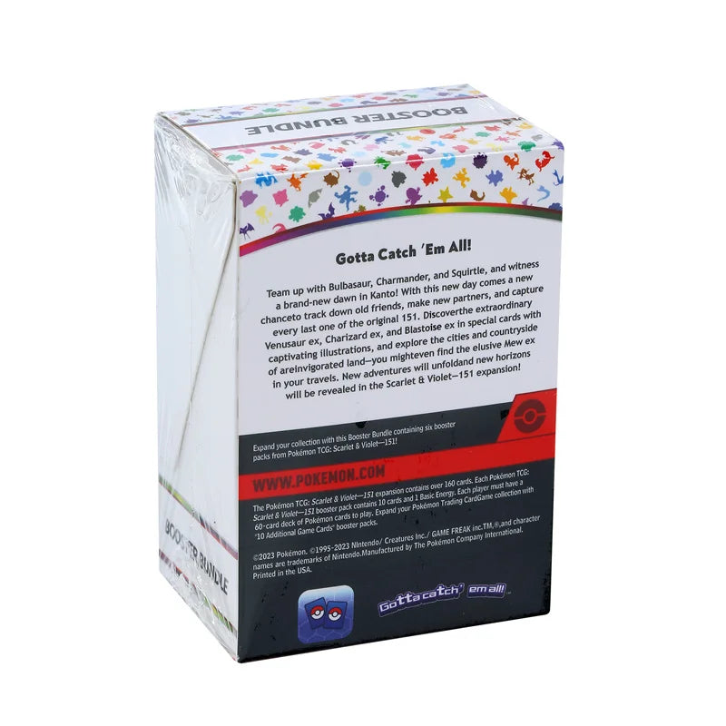 Pokemon V10 Booster Bundle - Destined Rivals, Prismatic Evolutions, Scarlet & Violet 151 English Trading Cards Gift Set