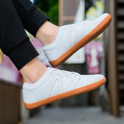 Men's Wide Fit Barefoot Sneakers – Minimalist Zero Drop Cross Trainers with Wide Toe Box for Relaxed, Natural Movement