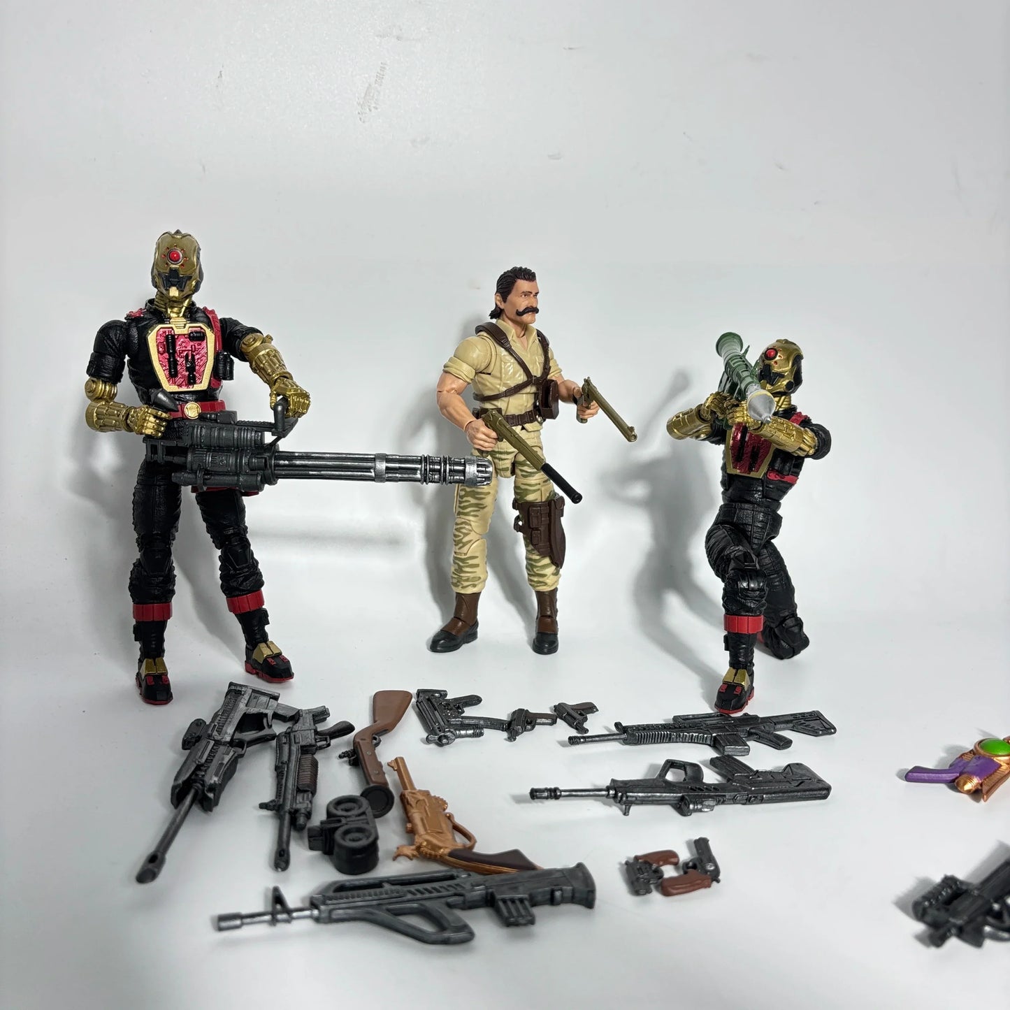 G.I. Joe Classified 6" Action Figures – Dr. Mindbender, Snake Eyes, Dreadnok Torch & Zandar Toy Gift
