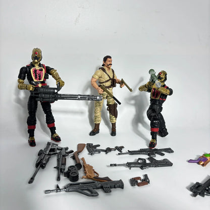 G.I. Joe Classified 6" Action Figures – Dr. Mindbender, Snake Eyes, Dreadnok Torch & Zandar Toy Gift