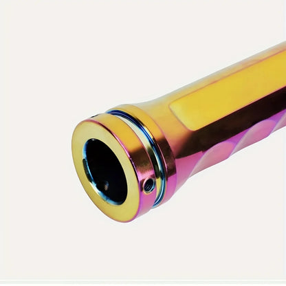 Universal Aluminum Alloy Car Handbrake Handle Sleeve - Seven-Color Gear Shift & Handbrake Rod Cover