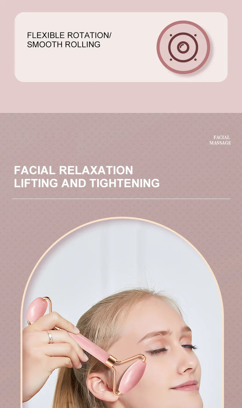 Facial Roller for Face, Neck, and Eyes – Resin Massage Instrument, Health Care Scraping Board for Muscle & Beauty Skincare