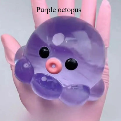Squishy Bubble Pop Fidget Toy Set – Squeeze Sensory Ball & Octopus Popper Anti-Anxiety ASMR Stress Relief Gift for Kids & Adults
