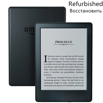 Original Kindle 8th Gen Used eBook Reader, 6-Inch E-Ink Touchscreen WiFi Ereader, Better Than Kobo Sy69j for Kindle
