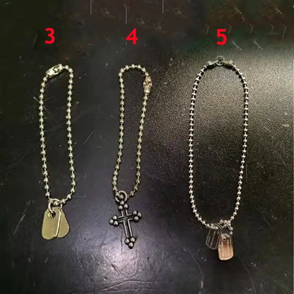 1/6 Scale Cross & Dog Tag Necklace – Soldier Clothes Accessory for 12-Inch Action Figures