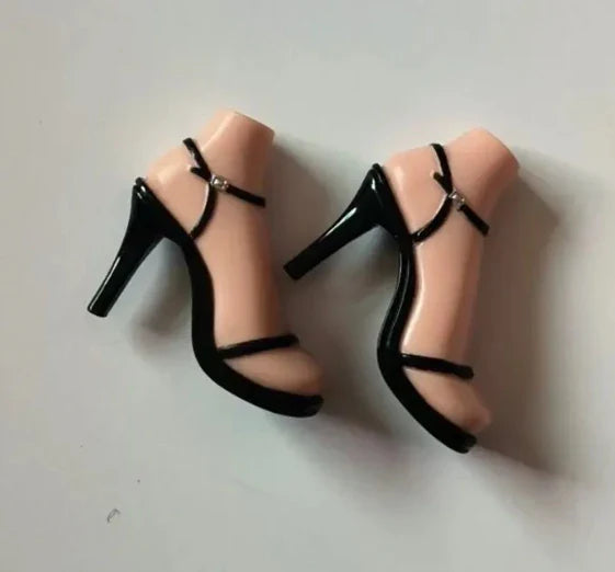 Assorted Doll Shoes Set — Sneakers, High-Heels & Boots Plastic Shoes for Girls’ Doll Accessories