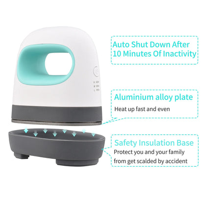 Portable 220V Mini Heat Press Machine – DIY T-Shirt & Vinyl Transfer Press for EU Plug