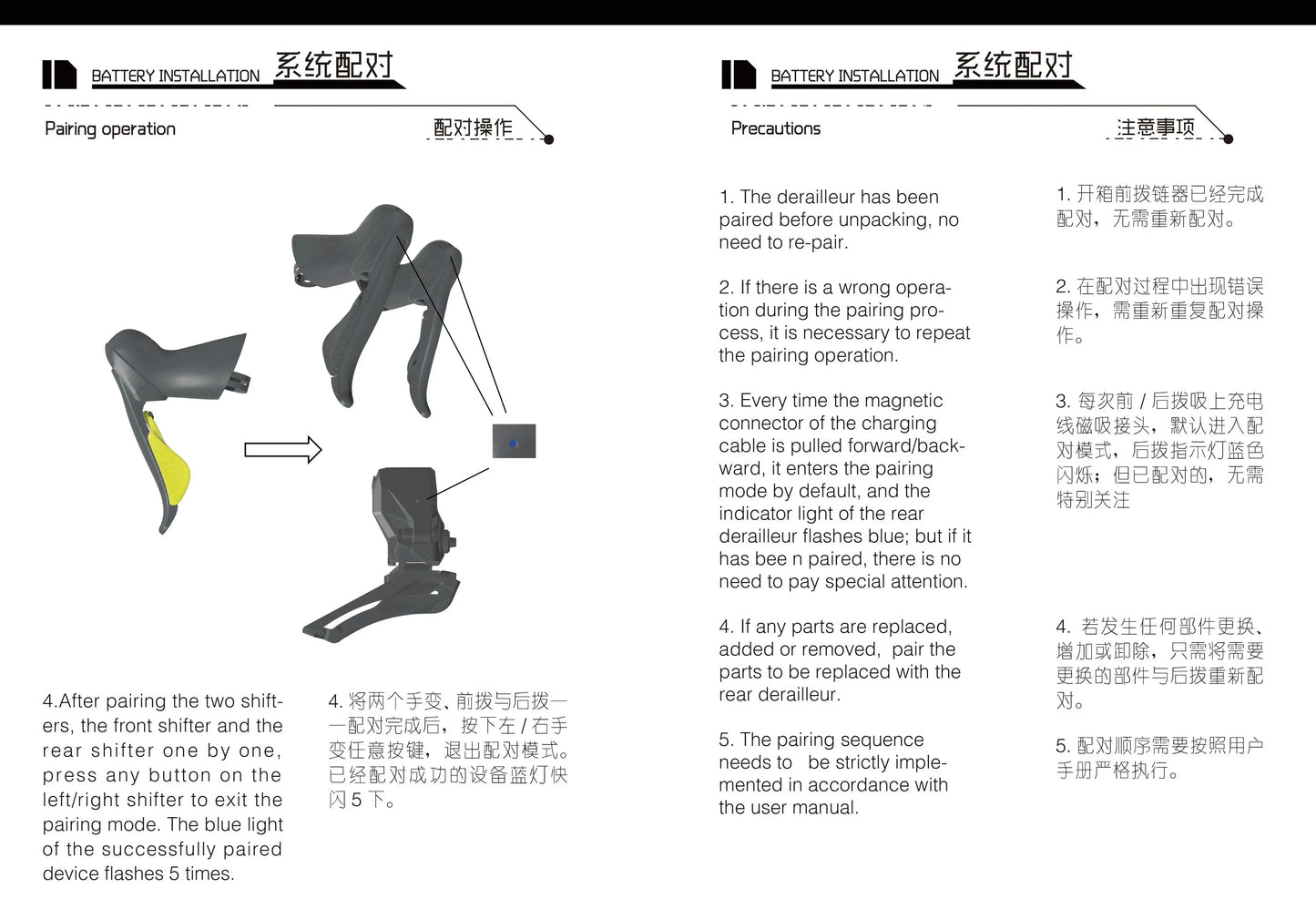 WHEELTOP EDS TX Wireless Electronic Road Bike Groupset — Carbon, Rim & Disc Brake Compatible, Shifters with Front & Rear Derailleur
