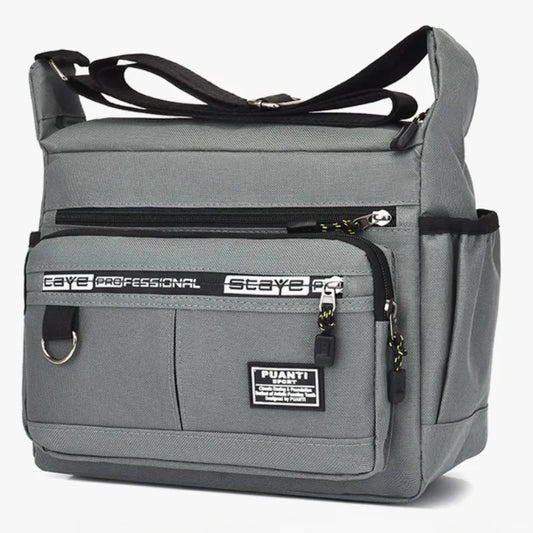 Men’s Messenger Bag – Waterproof Oxford Crossbody Shoulder Bag, Small Sling Pack for Work, Business, Satchel Purse