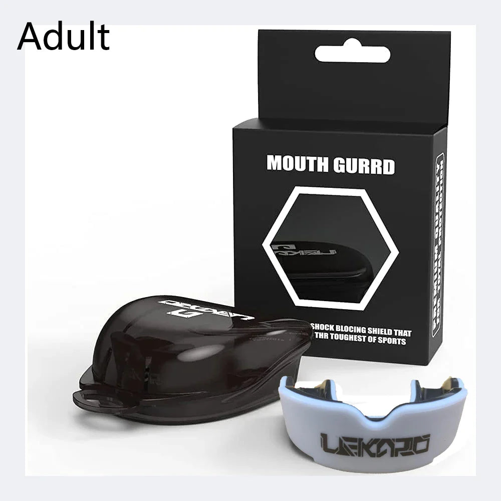 Professional Sports Mouthguard - Boxing, MMA, Muay Thai Training Tooth Protection Set for Kids & Adults