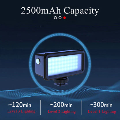 40M Underwater Waterproof LED Fill Light for GoPro HERO 11/10/9 & DJI OSMO Action 3 – Diving Camera Lighting Accessory